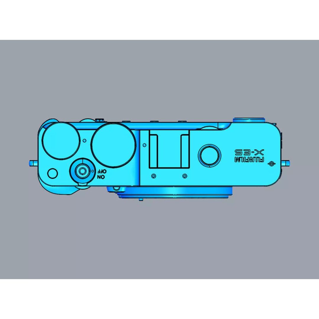 FUJIFILM X-E5 3D Model – High Poly Camera with PBR Textures, FBX - View 24
