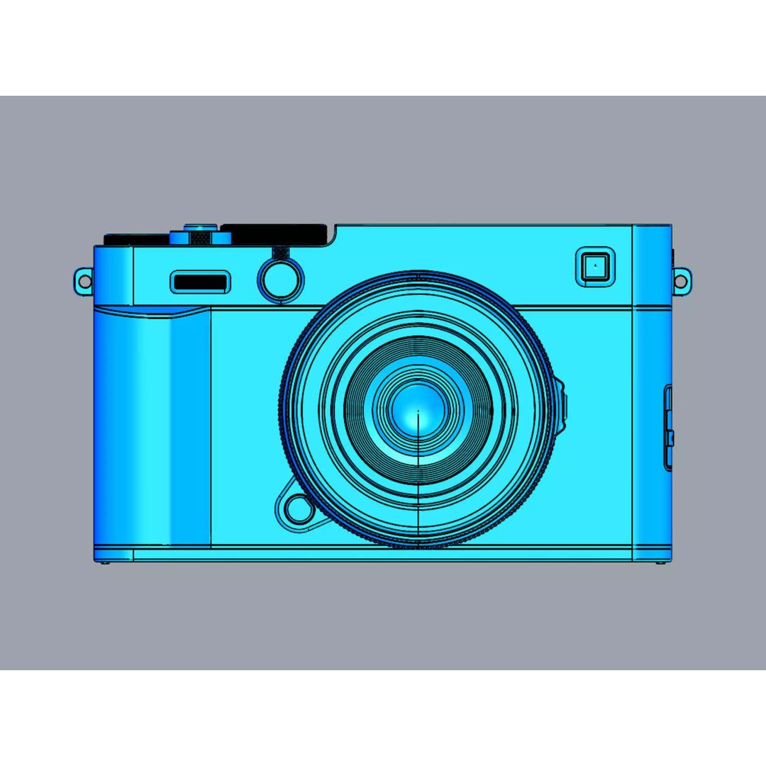 FUJIFILM X-E5 3D Model – High Poly Camera with PBR Textures, FBX - View 26