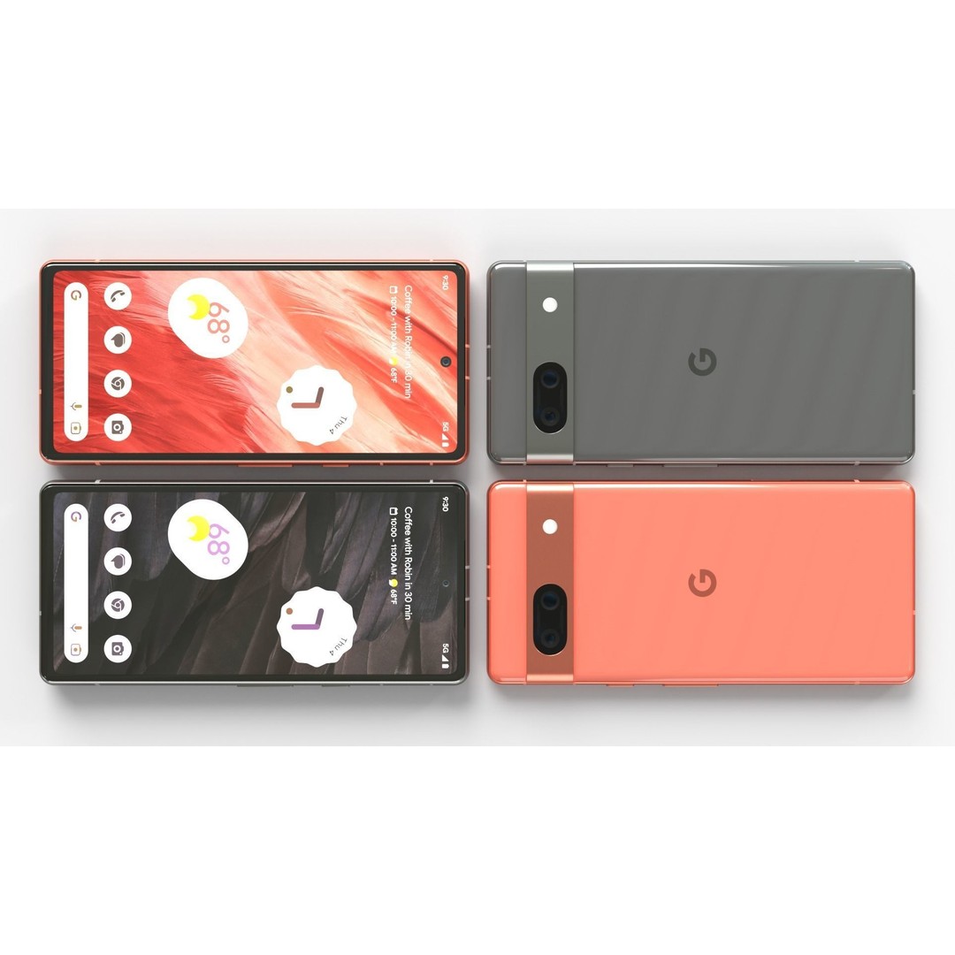Google Pixel 7 Collection 3D Model – Low Poly Game Asset, FBX, Blender - View 12