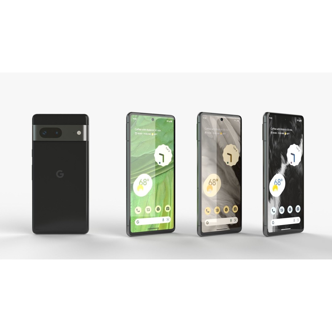 Google Pixel 7 Collection 3D Model – Low Poly Game Asset, FBX, Blender - View 16