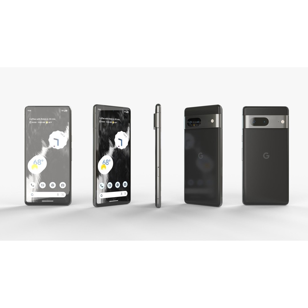 Google Pixel 7 Collection 3D Model – Low Poly Game Asset, FBX, Blender - View 7