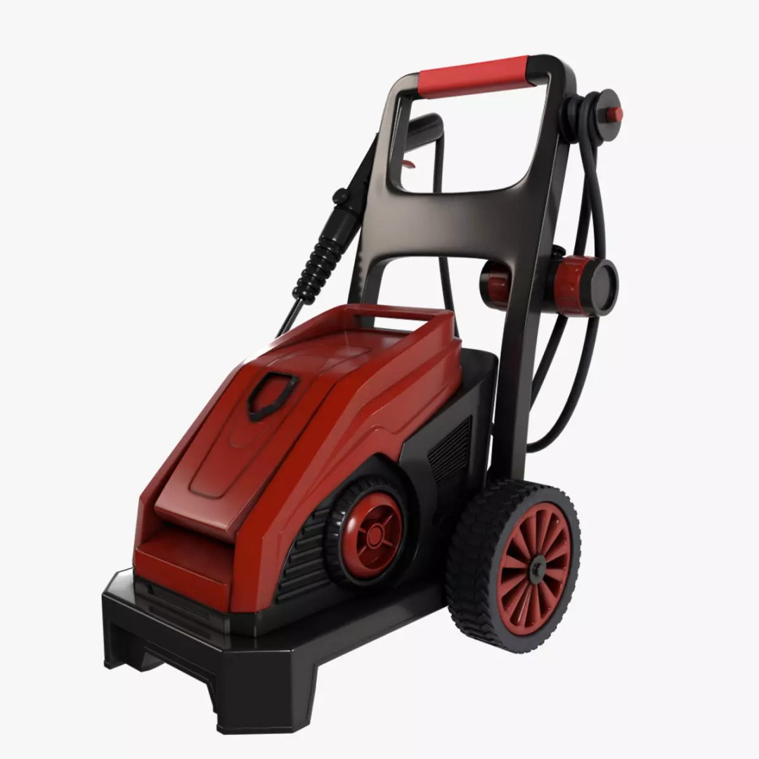 Pressure Washer 3D Model – Realistic PBR Asset, Blender, FBX - View 2