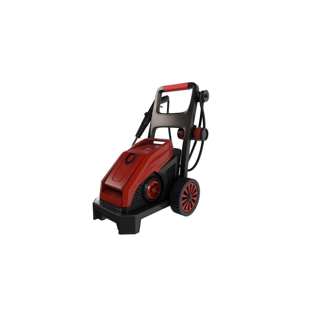 Pressure Washer 3D Model – Realistic PBR Asset, Blender, FBX - View 3