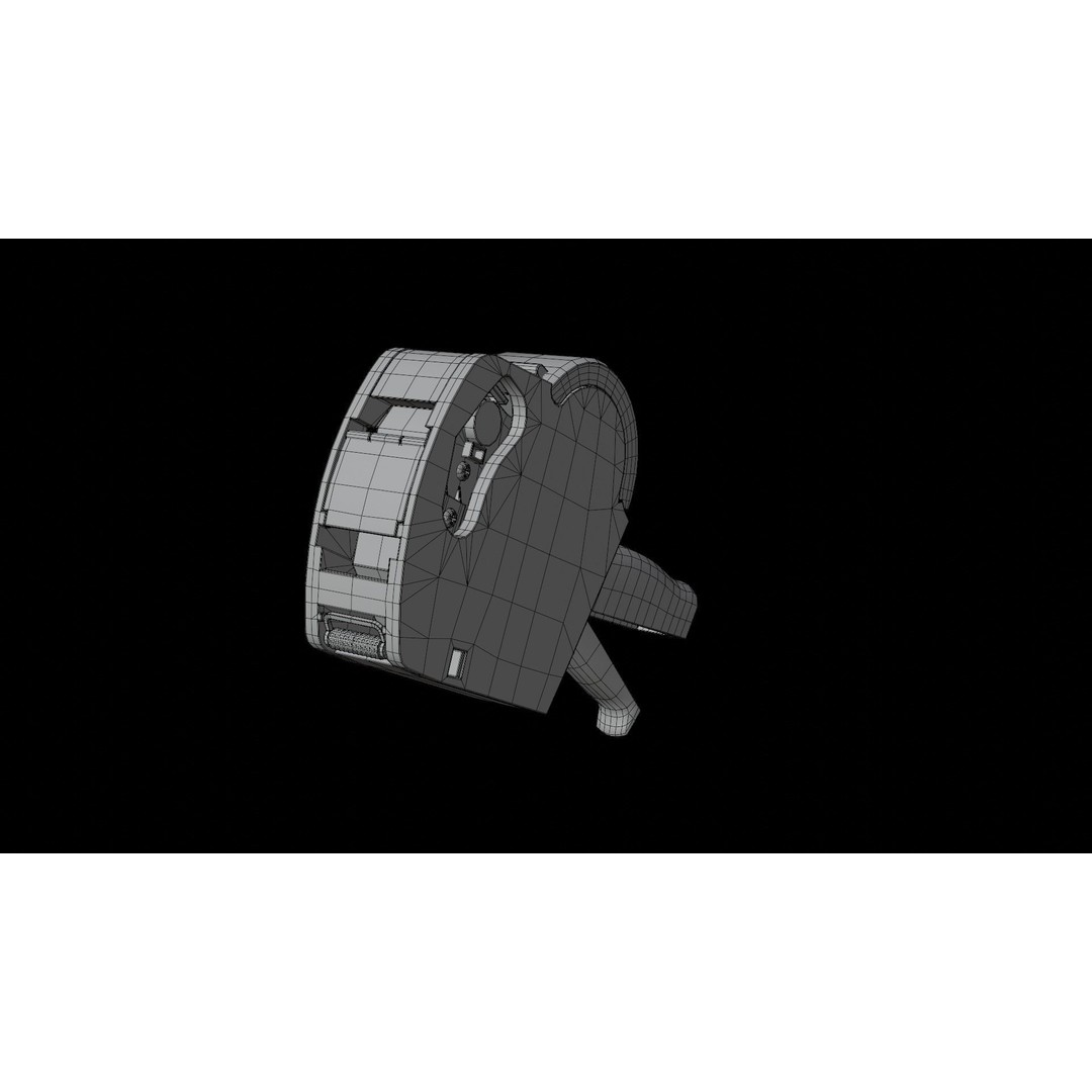 Price Tag Gun 3D Model – Low Poly PBR Asset, FBX, Blender