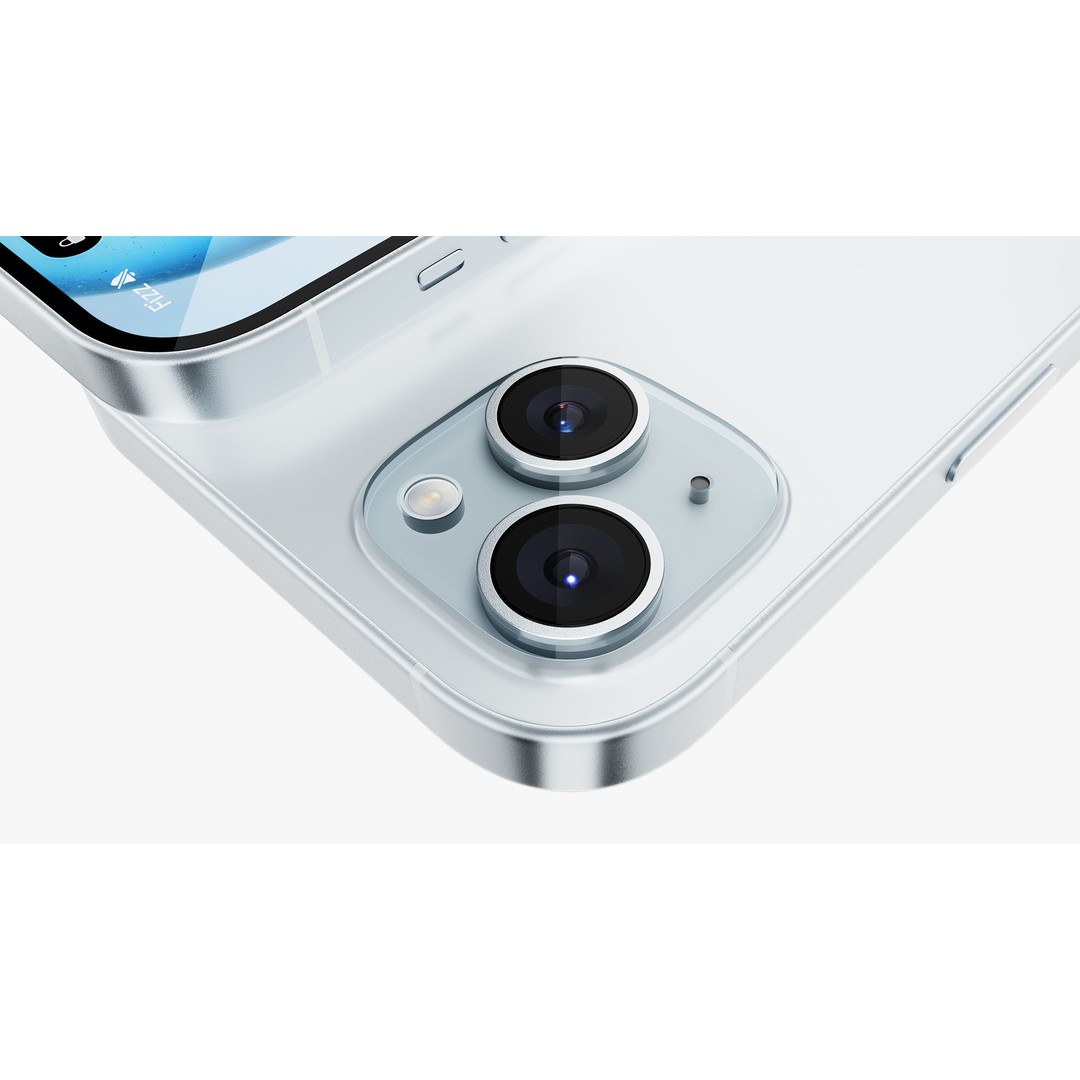 iPhone 15 & 15 Plus Blue 3D Model – High Poly PBR Asset, FBX, OBJ - View 14