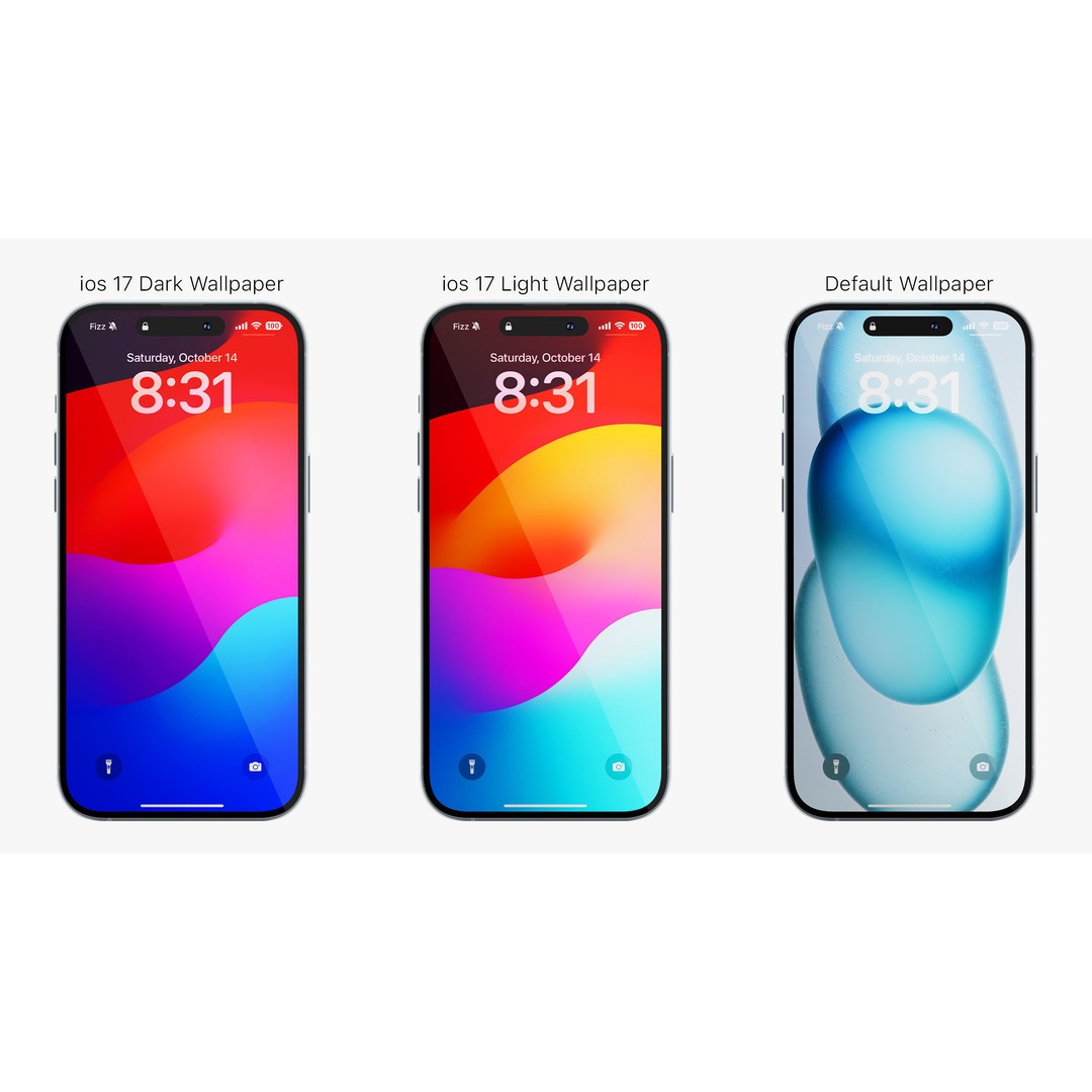 iPhone 15 & 15 Plus Blue 3D Model – High Poly PBR Asset, FBX, OBJ - View 5