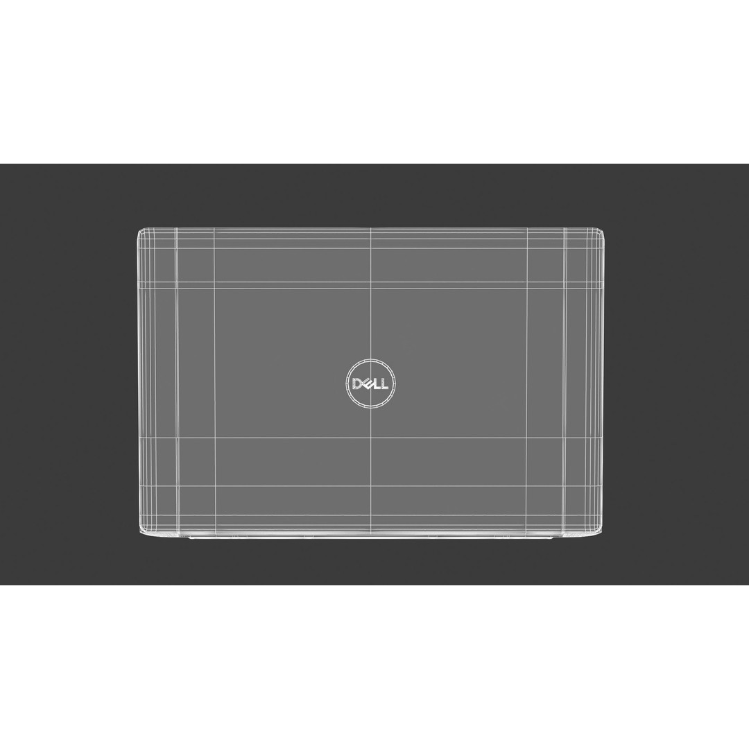 Dell XPS 15 Laptop 2024 3D Model – High-Quality Game-Ready Asset, FBX, OBJ - View 27