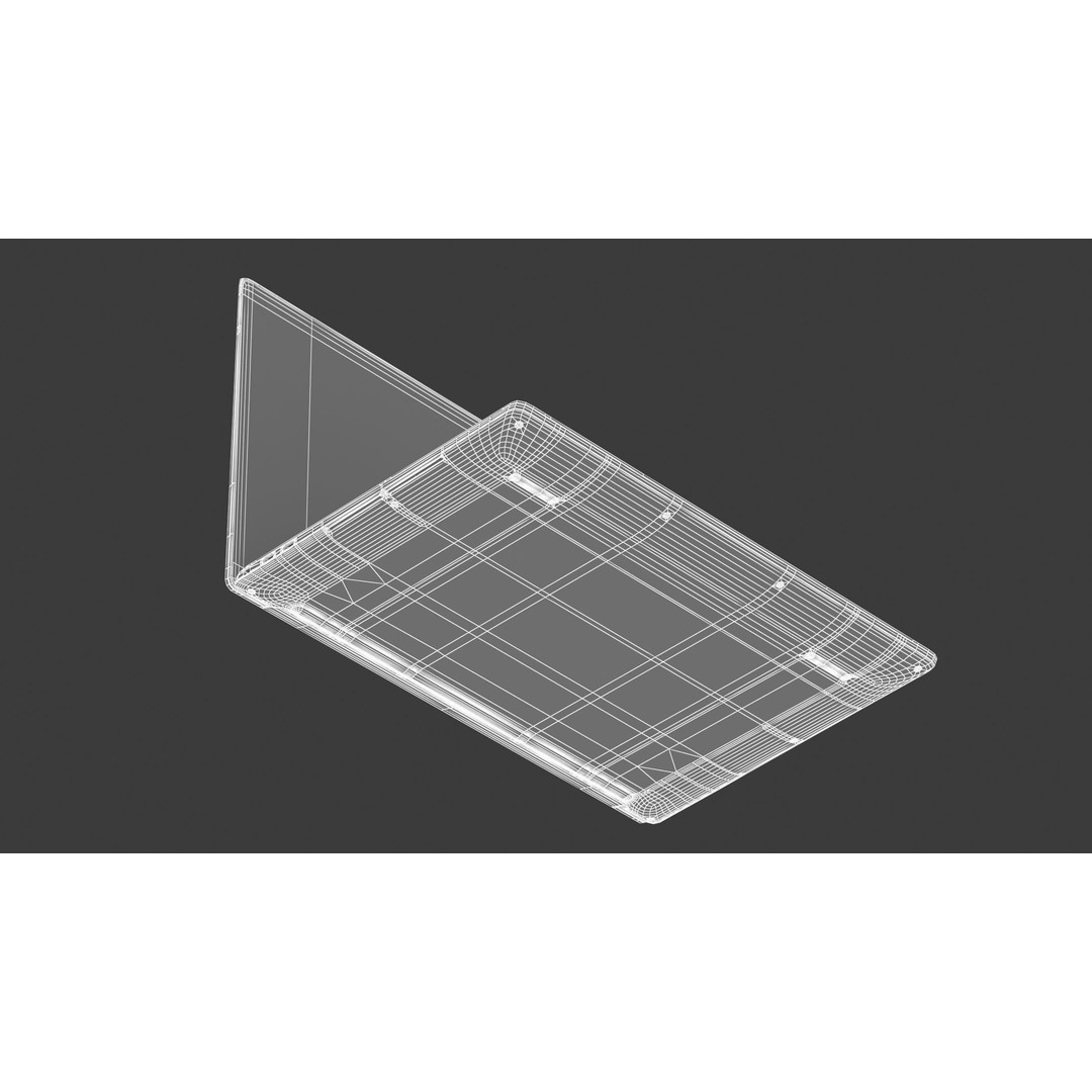 Dell XPS 15 Laptop 2024 3D Model – High-Quality Game-Ready Asset, FBX, OBJ - View 38
