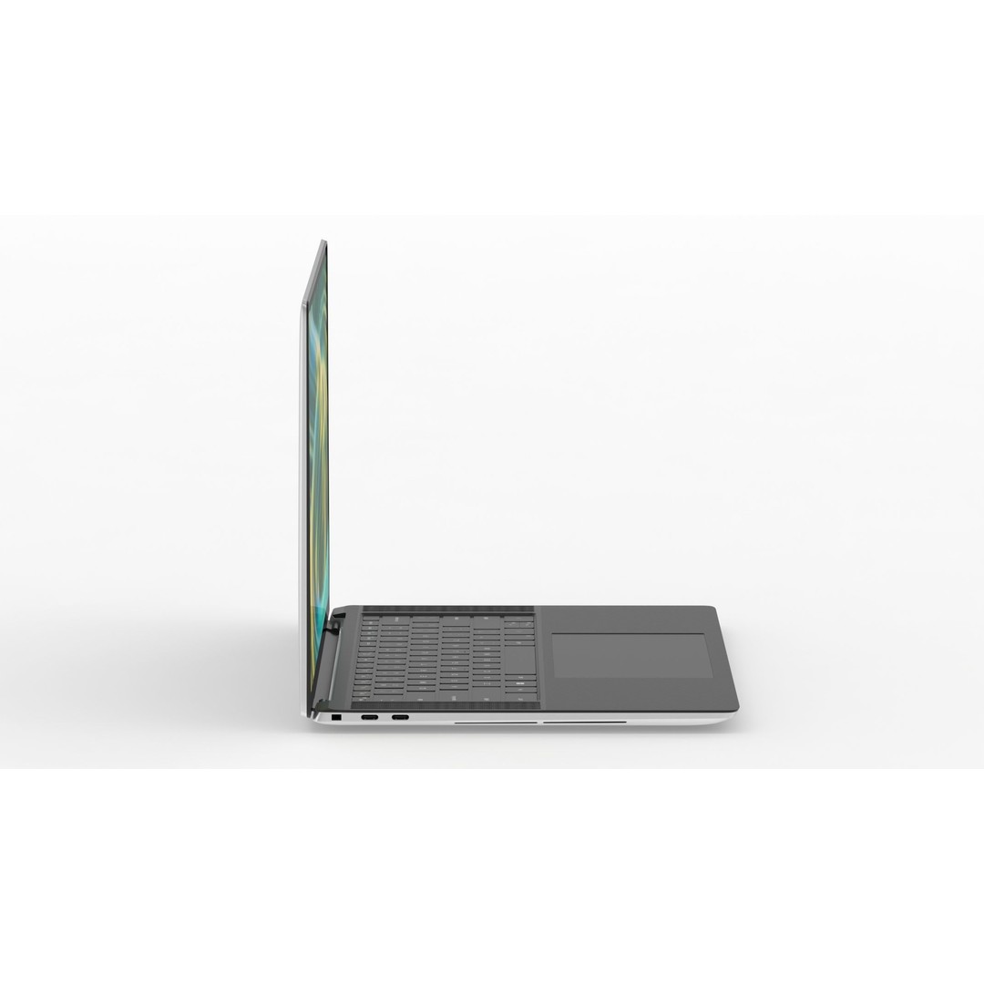 Dell XPS 15 Laptop 2024 3D Model – High-Quality Game-Ready Asset, FBX, OBJ - View 4
