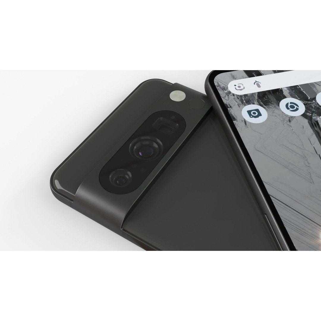 Google Pixel 8 Pro 3D Model – Game-Ready PBR Asset, FBX, OBJ, Blender - View 10