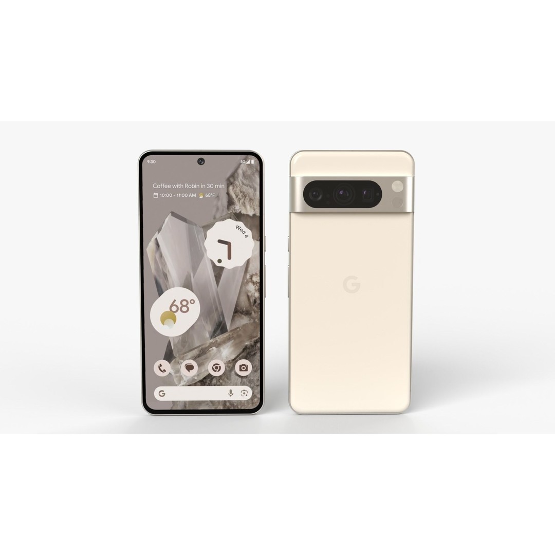 Google Pixel 8 Pro 3D Model – Game-Ready PBR Asset, FBX, OBJ, Blender - View 12