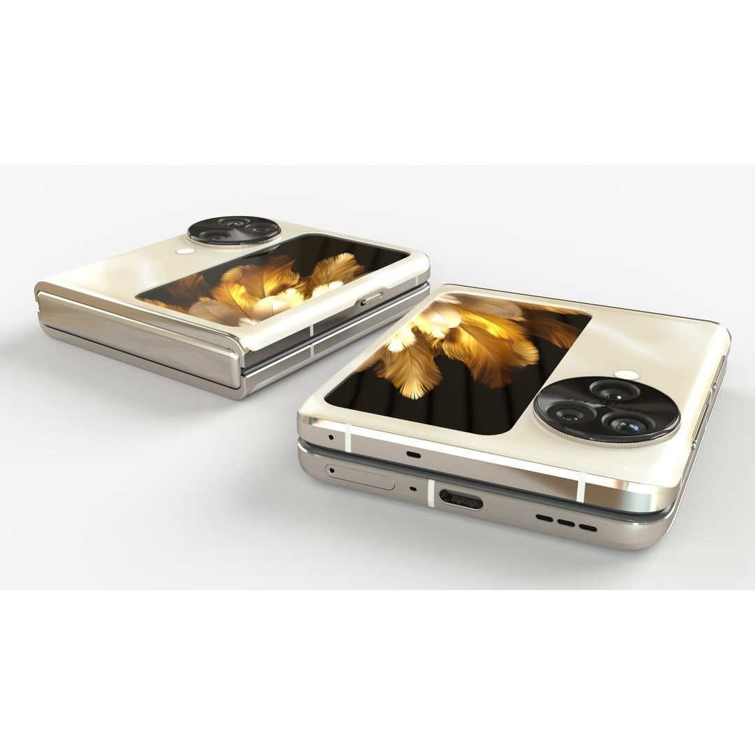 OPPO Find N3 Flip 3D Model – Rigged Animated Phone, FBX, OBJ - View 8