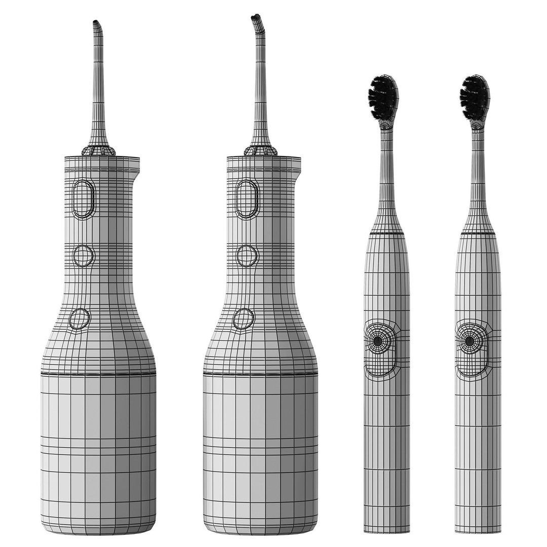 Philips Sonicare 3D Model – Cordless Power Flosser, FBX & OBJ - View 5