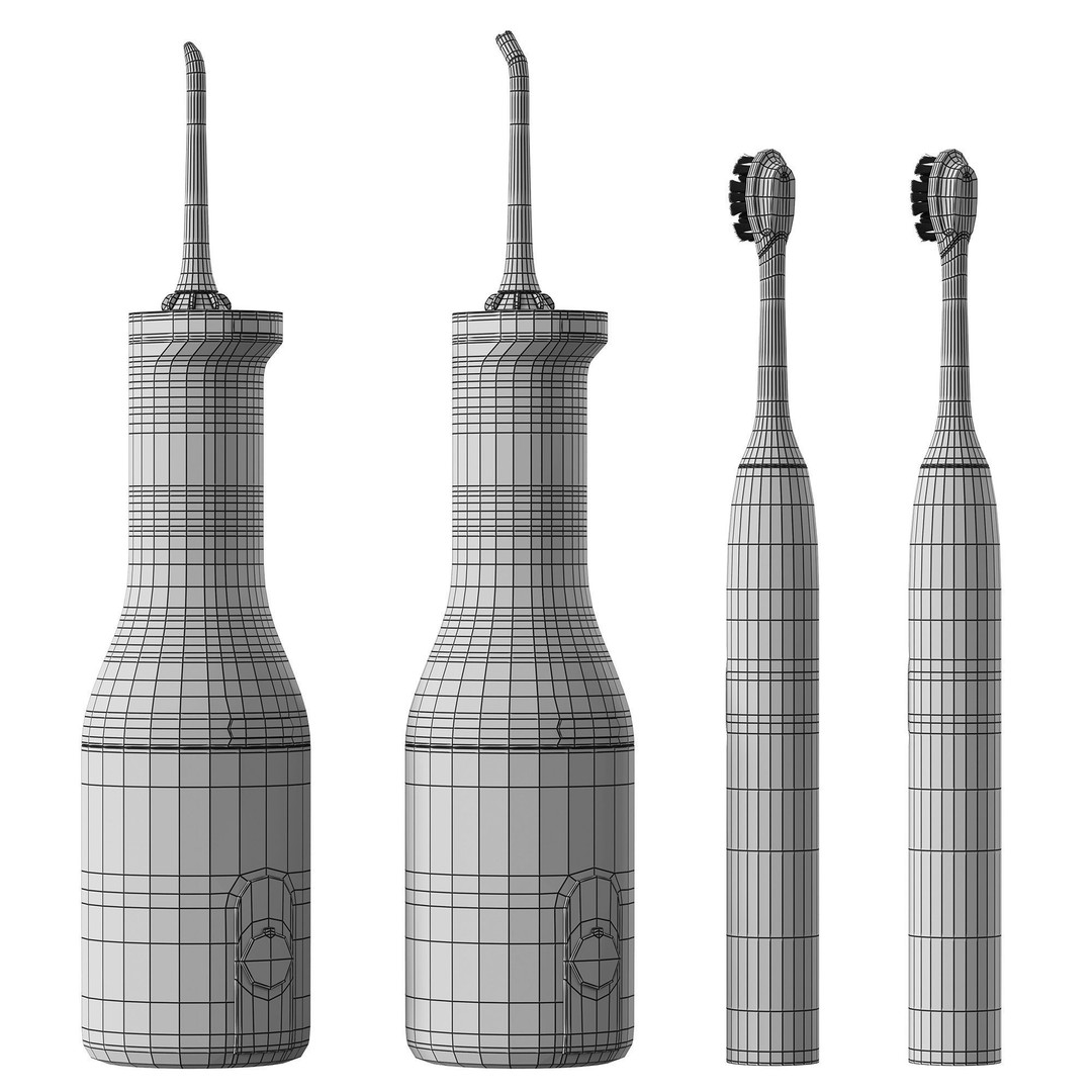 Philips Sonicare 3D Model – Cordless Power Flosser, FBX & OBJ - View 6