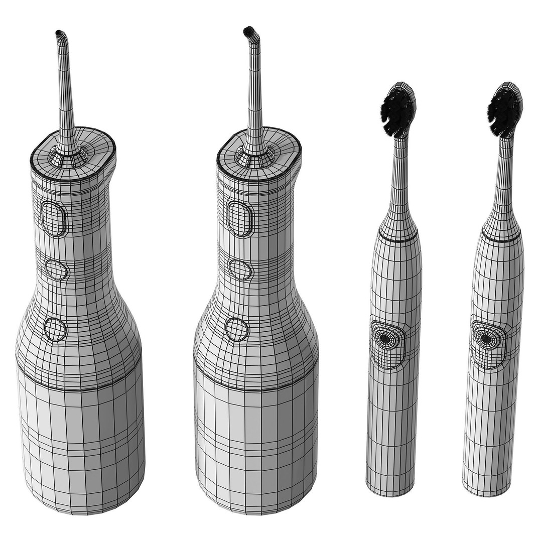 Philips Sonicare 3D Model – Cordless Power Flosser, FBX & OBJ - View 7