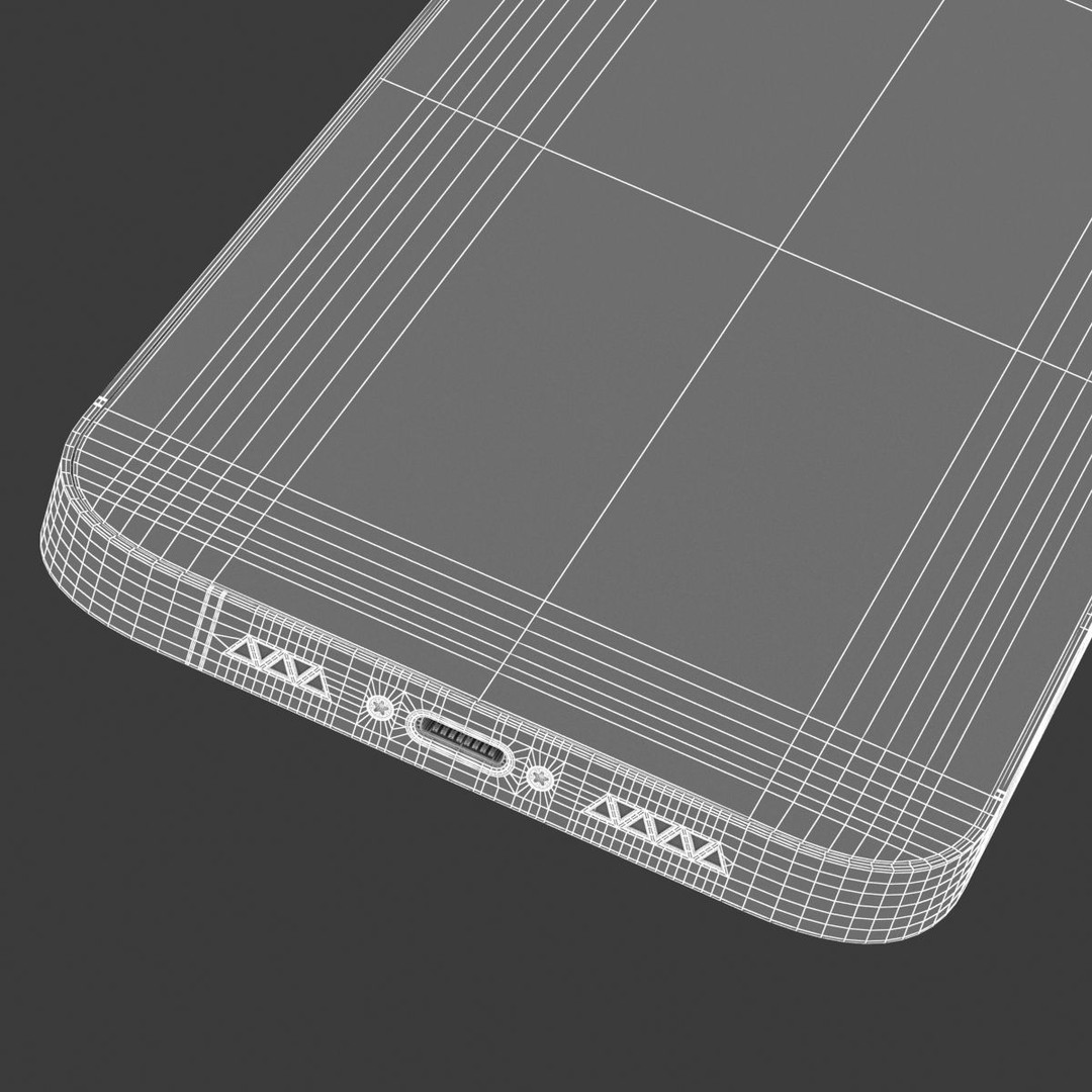 Generic Smartphone 3D Model – Realistic Low Poly PBR Asset, FBX, OBJ - View 18