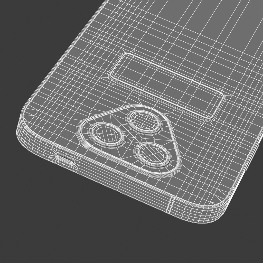 Generic Smartphone 3D Model – Realistic Low Poly PBR Asset, FBX, OBJ - View 19