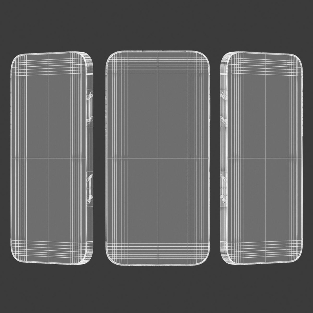 Generic Smartphone 3D Model – Realistic Low Poly PBR Asset, FBX, OBJ - View 20