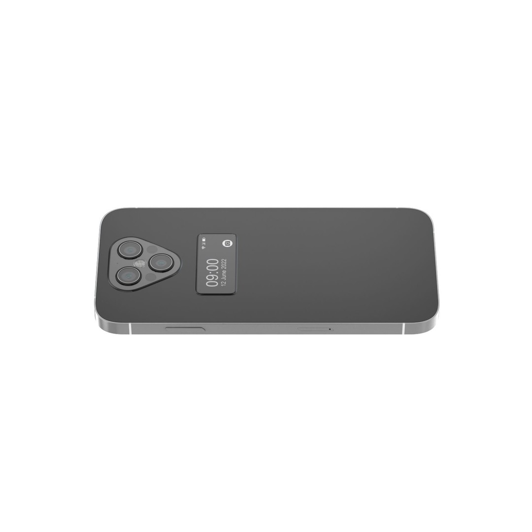 Generic Smartphone 3D Model – Realistic Low Poly PBR Asset, FBX, OBJ - View 5
