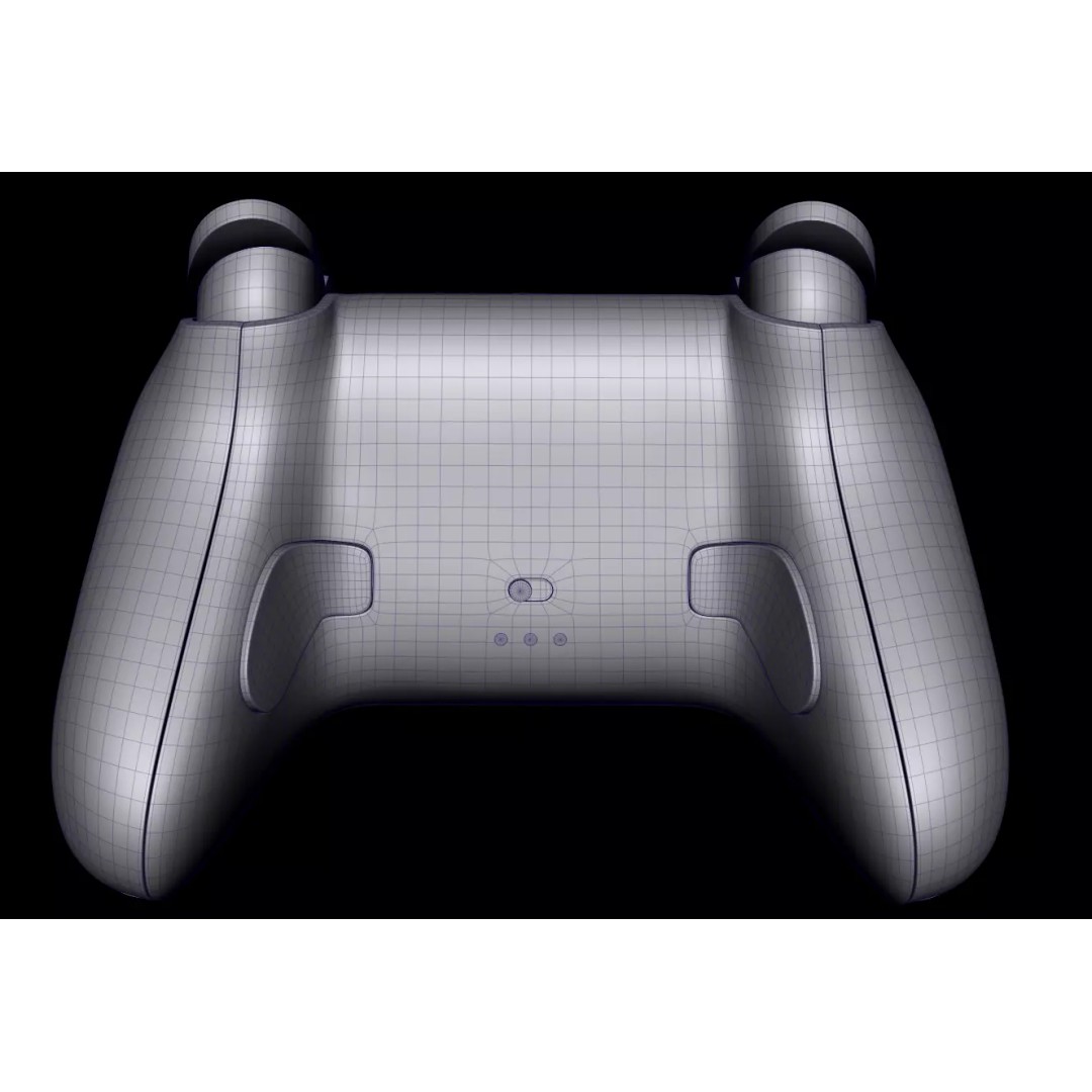 Xbox Controllers 3D Model – Low Poly Game Asset, FBX, OBJ, PBR - View 13