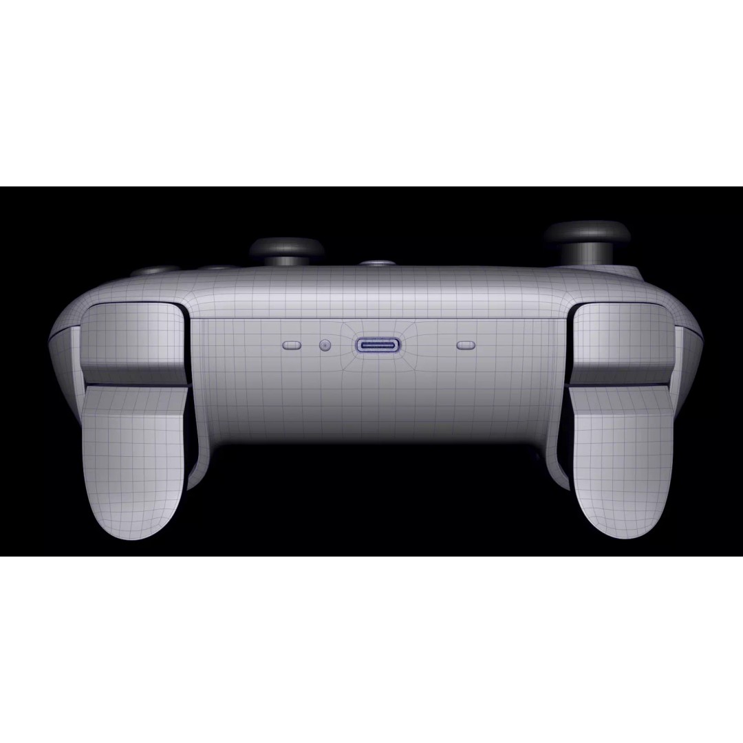 Xbox Controllers 3D Model – Low Poly Game Asset, FBX, OBJ, PBR - View 14
