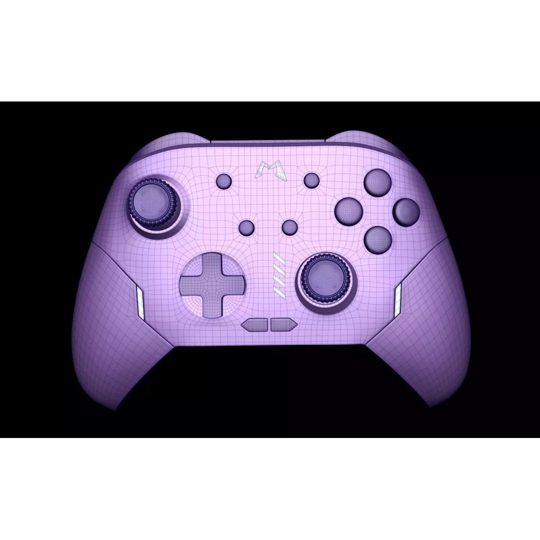 Xbox Controllers 3D Model – Low Poly Game Asset, FBX, OBJ, PBR - View 3