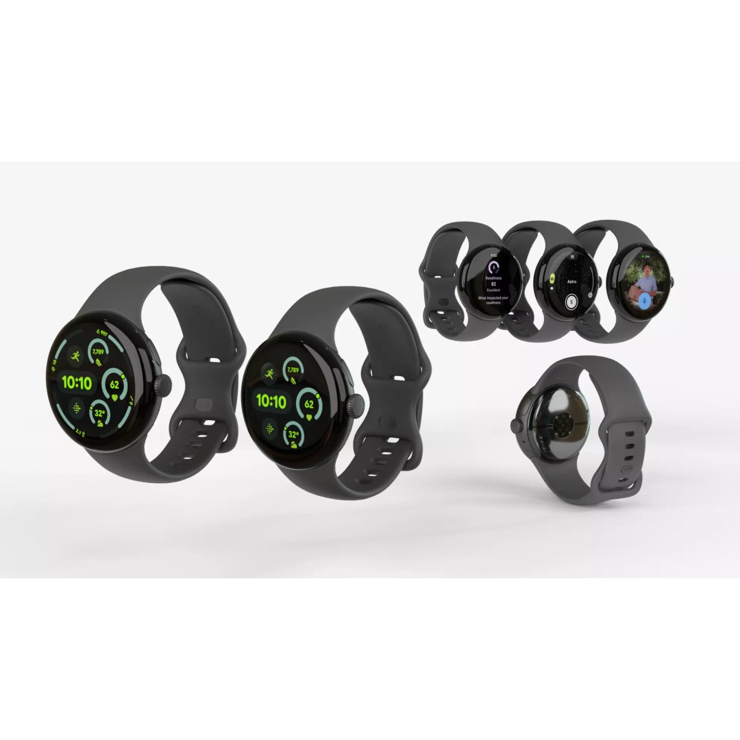 Pixel Watch 3 3D Model – Obsidian Style with PBR Textures, FBX & GLB - View 2