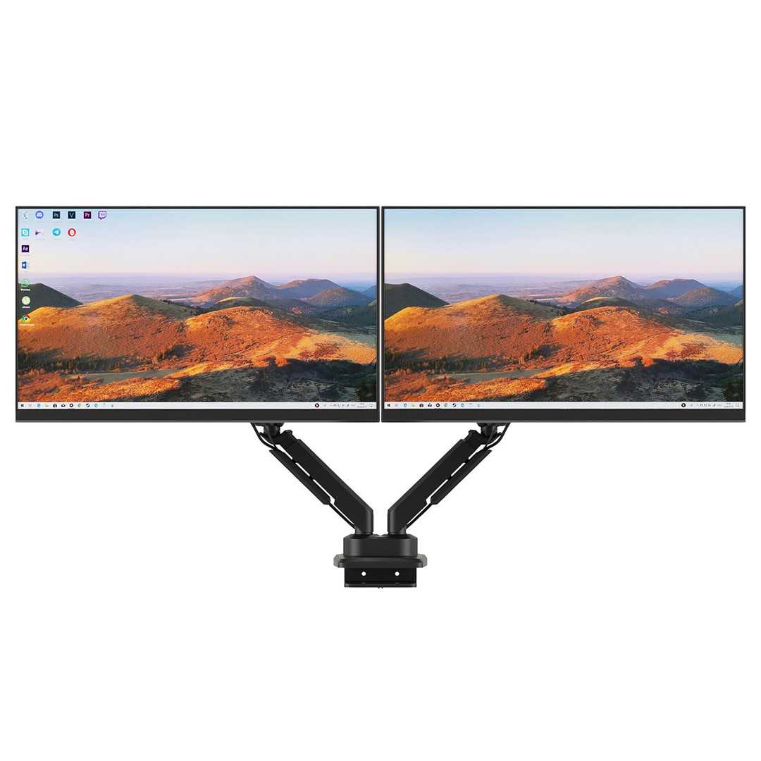 Samsung Monitors and ONKRON G90 Bracket 3D Model – PBR Textured, FBX, OBJ - View 6