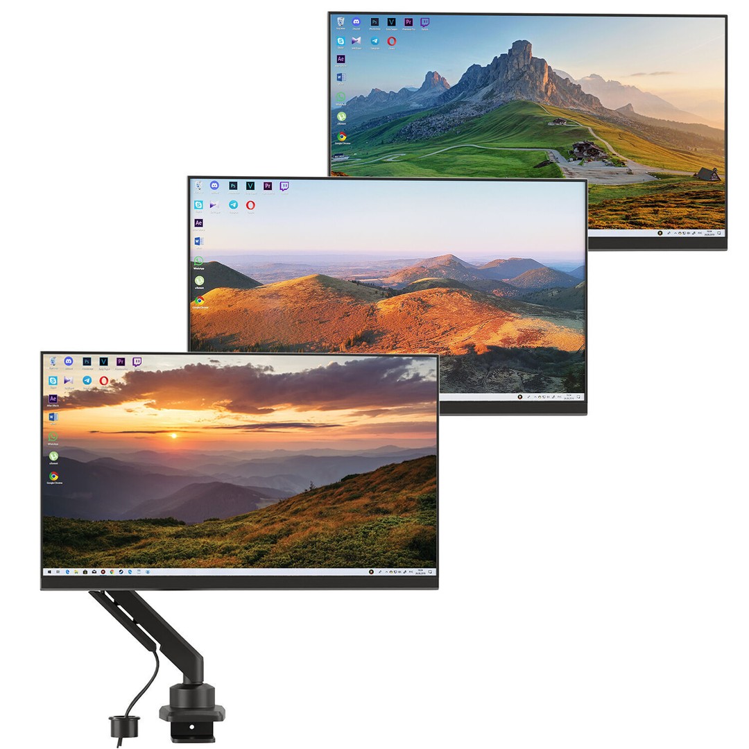 Samsung Monitors and ONKRON G90 Bracket 3D Model – PBR Textured, FBX, OBJ - View 9
