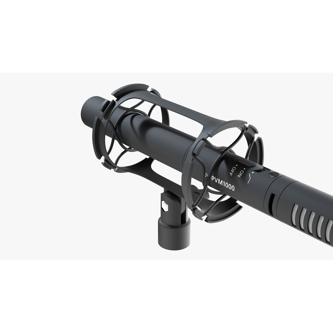 Shotgun Microphone 3D Model – PBR Audio Equipment, FBX & OBJ - View 17