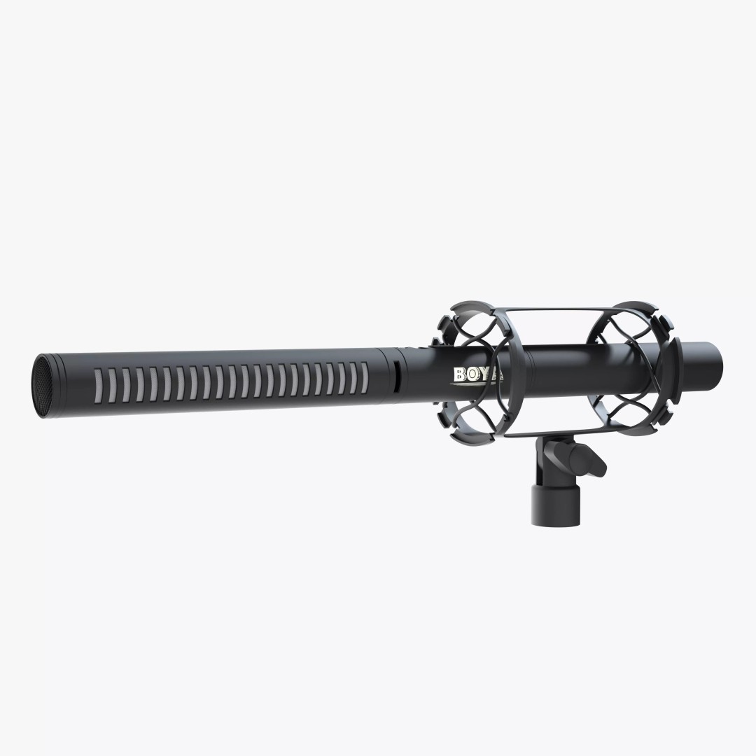 Shotgun Microphone 3D Model – PBR Audio Equipment, FBX & OBJ - View 2