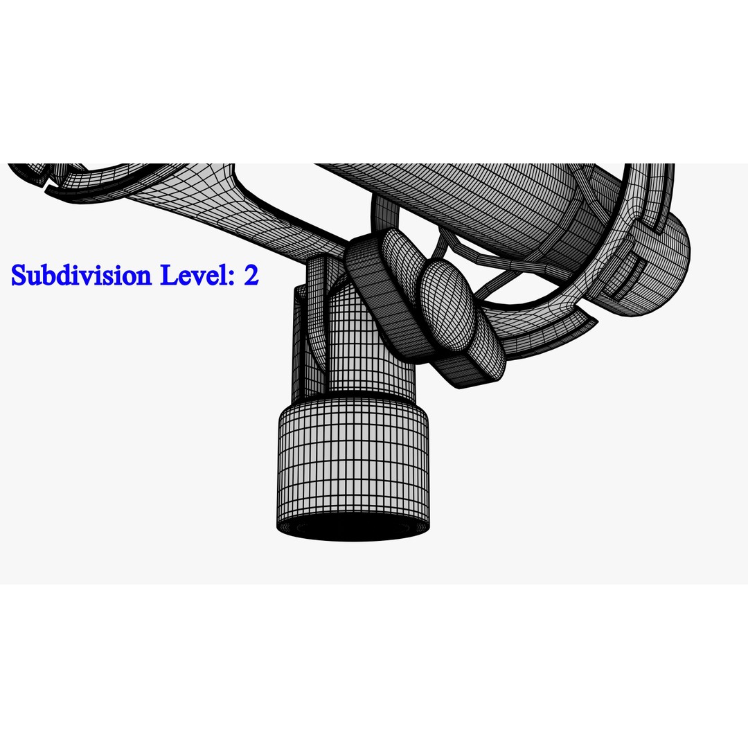 Shotgun Microphone 3D Model – PBR Audio Equipment, FBX & OBJ - View 33