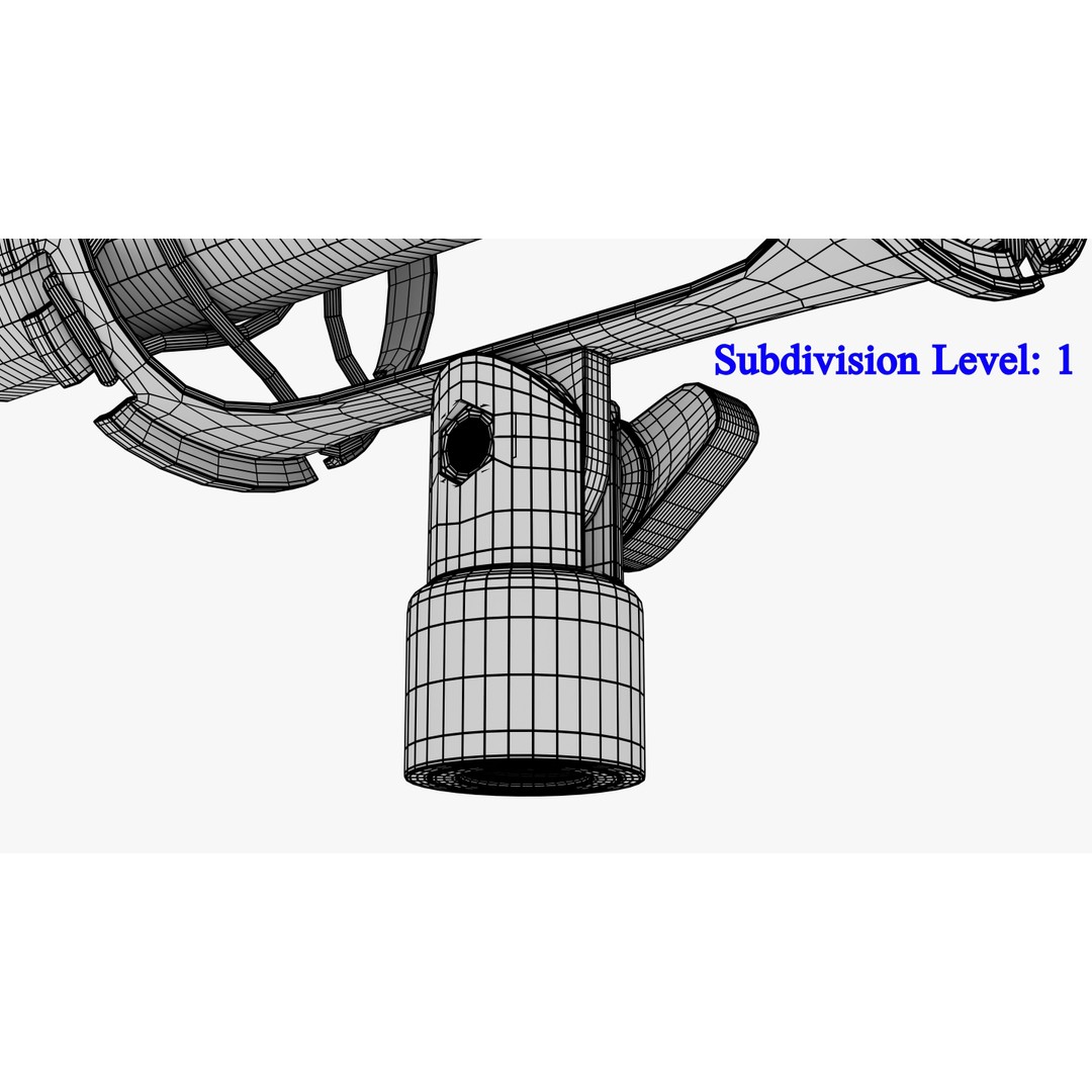 Shotgun Microphone 3D Model – PBR Audio Equipment, FBX & OBJ - View 35