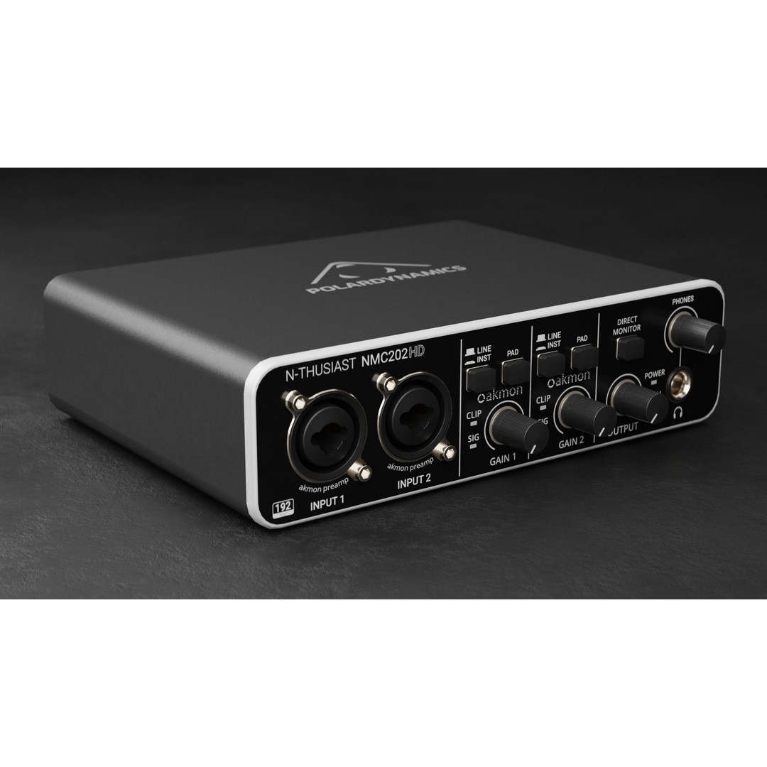 NMC202HD Audio Interface 3D Model – Low Poly Game Asset, FBX, OBJ - View 3
