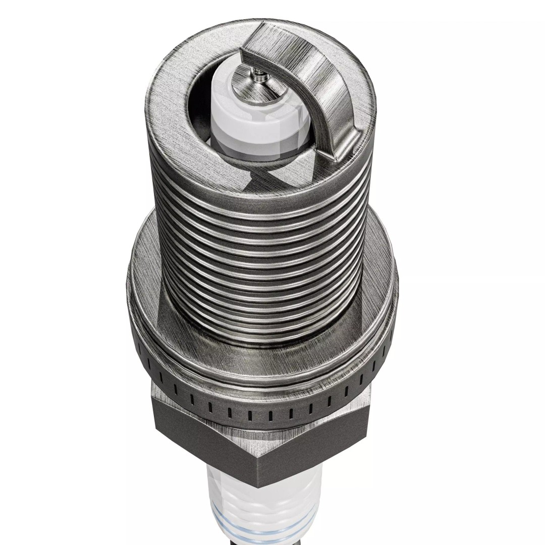 Spark Plug 3D Model – Low Poly PBR Asset for Games, FBX, Blender - View 10