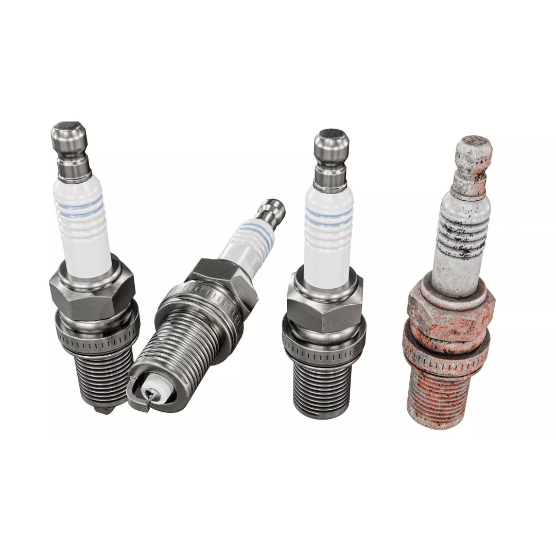 Spark Plug 3D Model – Low Poly PBR Asset for Games, FBX, Blender - View 12