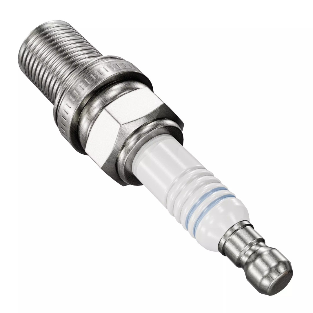 Spark Plug 3D Model – Low Poly PBR Asset for Games, FBX, Blender - View 14