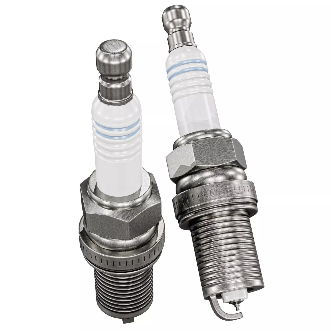 Spark Plug 3D Model – Low Poly PBR Asset for Games, FBX, Blender - View 17
