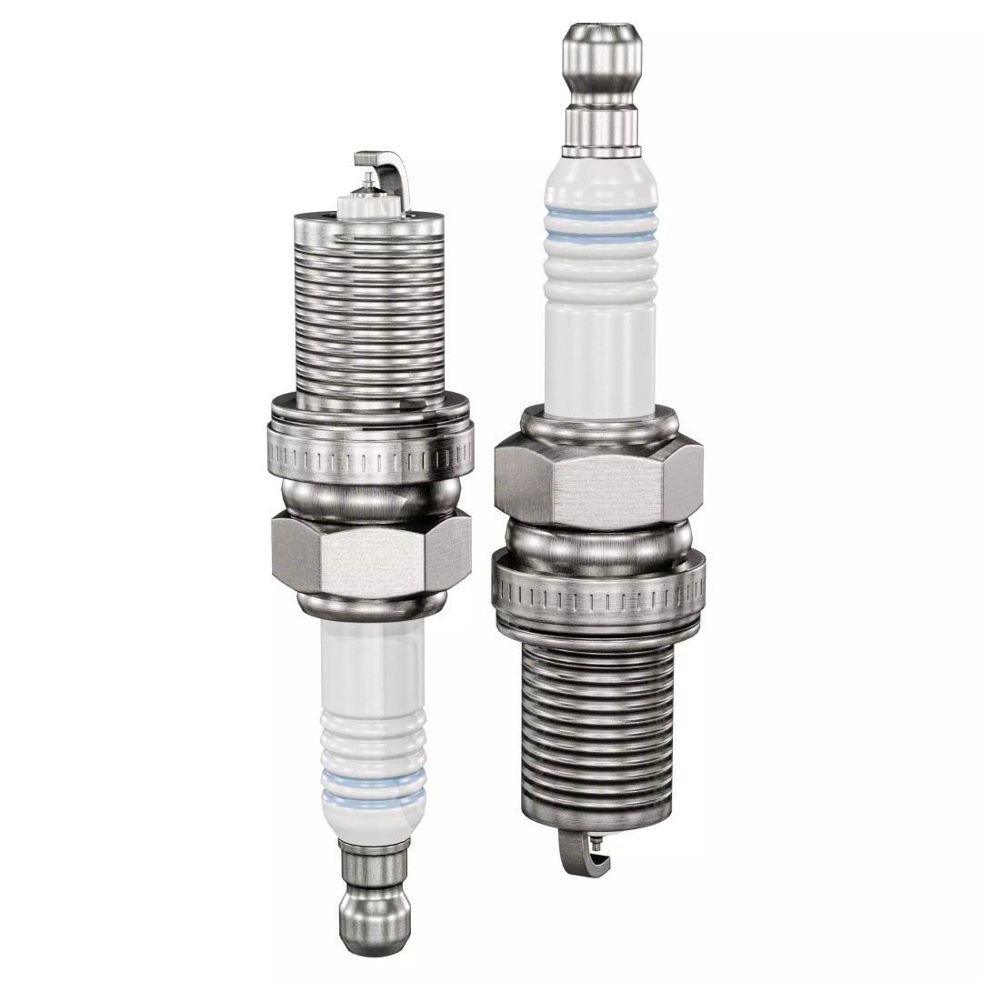 Spark Plug 3D Model – Low Poly PBR Asset for Games, FBX, Blender - View 22