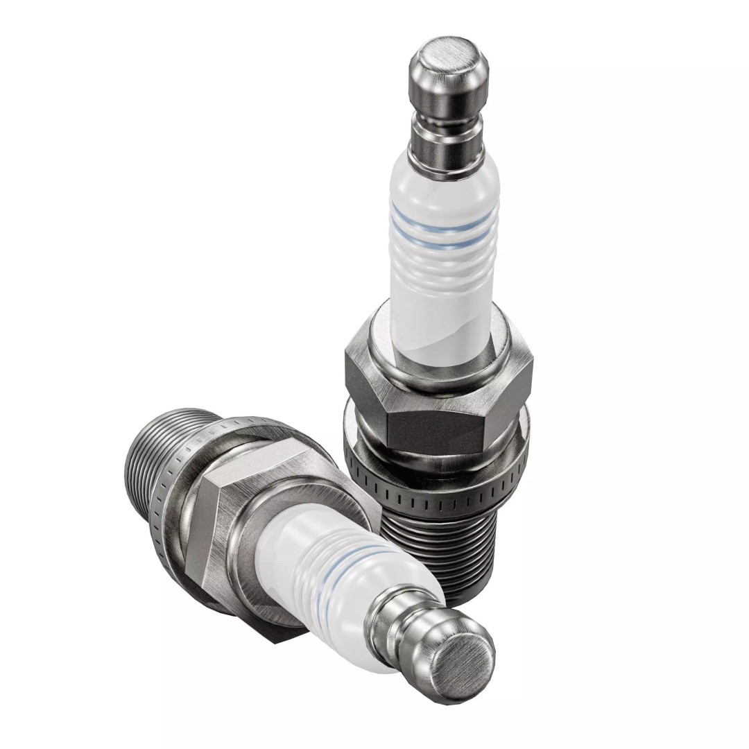 Spark Plug 3D Model – Low Poly PBR Asset for Games, FBX, Blender - View 23
