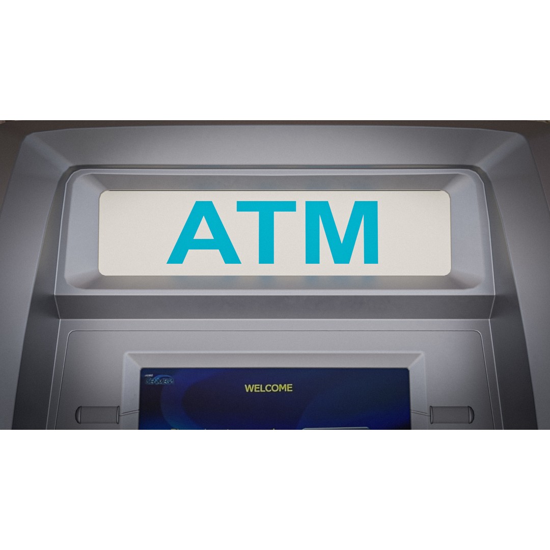ATM Machine 3D Model – Low Poly PBR Asset for Games, FBX - View 8