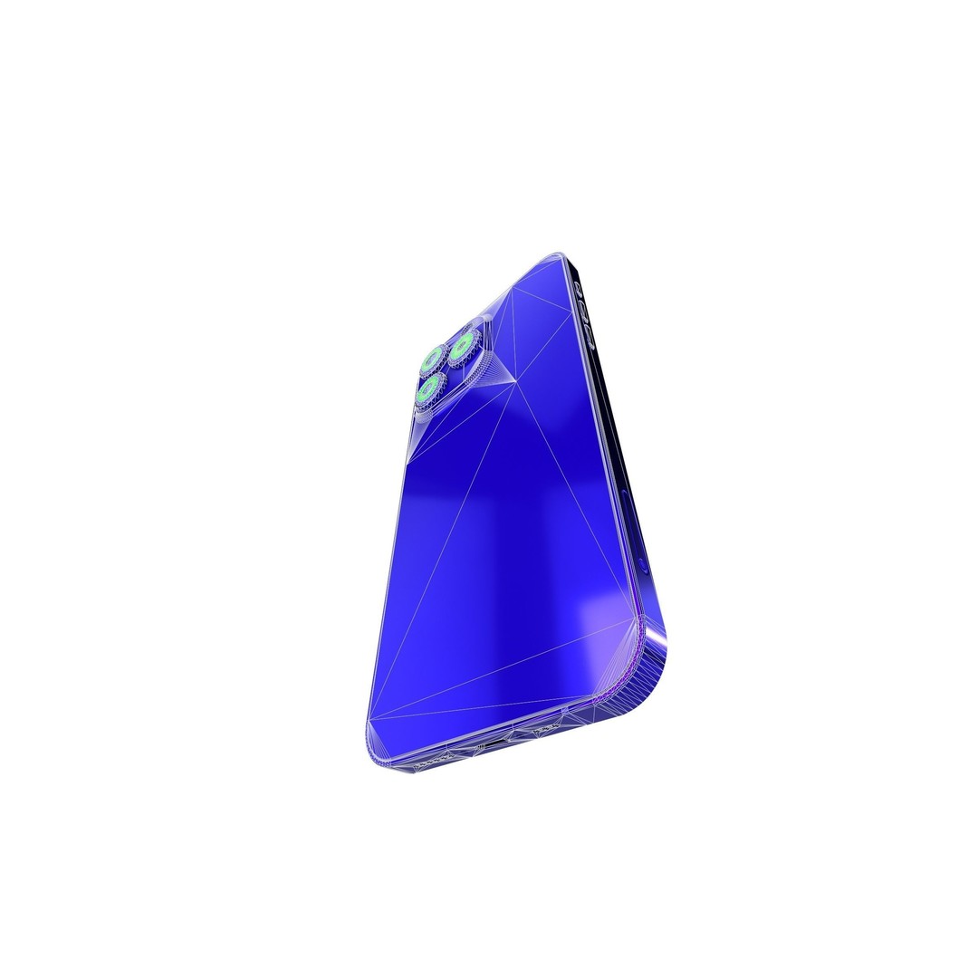 iPhone 15 Pro Max 3D Model – Low Poly Game Asset, PBR, Multiple Formats - View 11