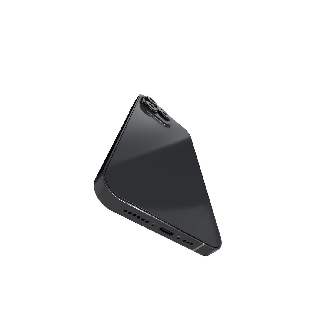 iPhone 15 Pro Max 3D Model – Low Poly Game Asset, PBR, Multiple Formats - View 8