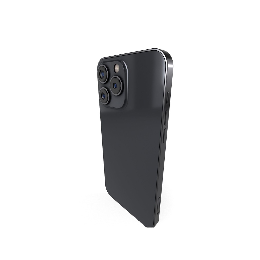 iPhone 15 Pro Max 3D Model – Low Poly Game Asset, PBR, Multiple Formats - View 9