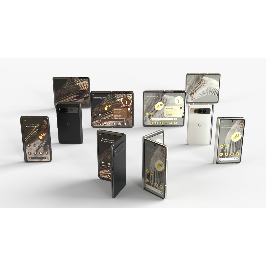 Google Products 3D Model – Low Poly Collection, FBX, OBJ, PBR Textures - View 4