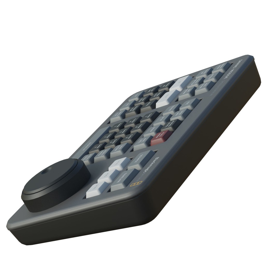 Blackmagic Speed Editor 3D Model – Low Poly Game Ready Asset, FBX - View 7