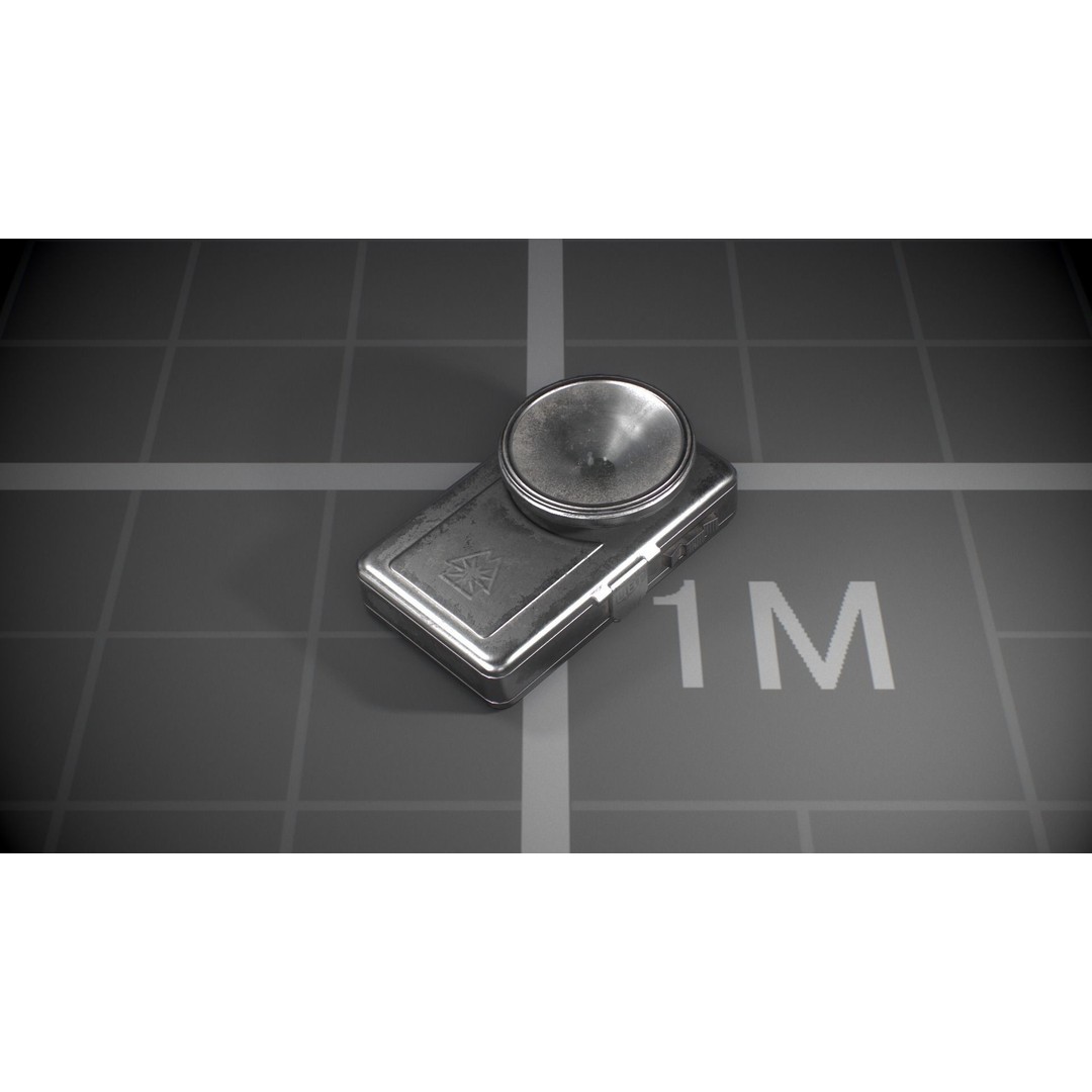 Used Soviet Flashlights 3D Model – Low Poly Game Asset, FBX - View 6