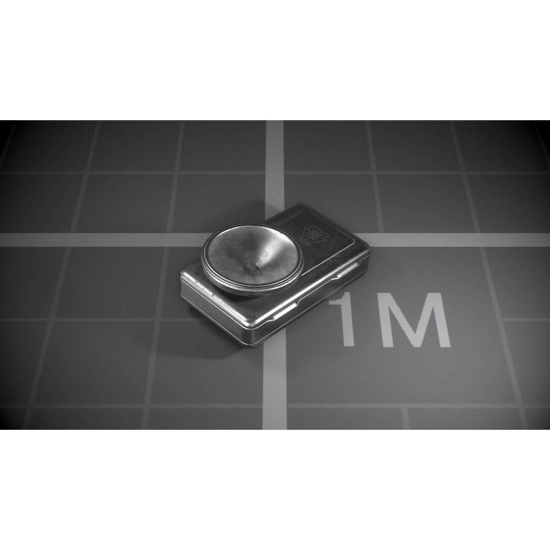 Used Soviet Flashlights 3D Model – Low Poly Game Asset, FBX - View 7