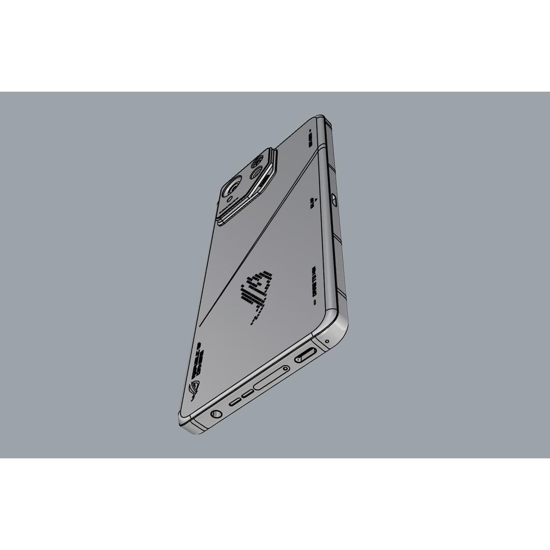 ASUS ROG Phone 8 Pro 3D Model – High Poly Game Asset, FBX, OBJ