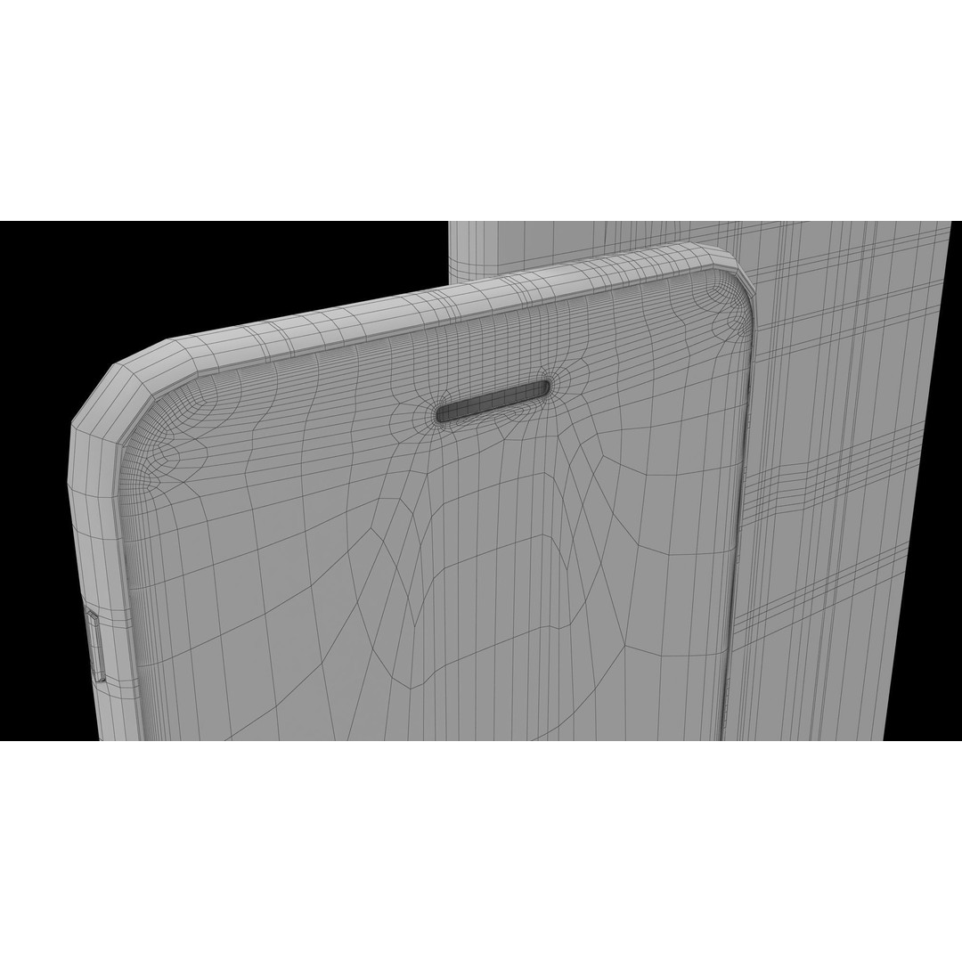 iPhone 6S & 6S Plus 3D Model – Low Poly Rose Gold Asset, FBX, OBJ - View 23